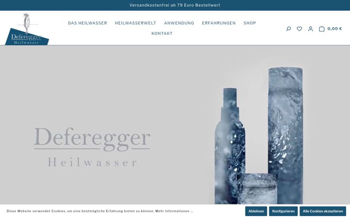 Screenshot of deferegger-heilwasser.at