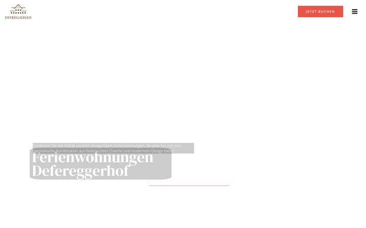Screenshot of defereggerhof.at