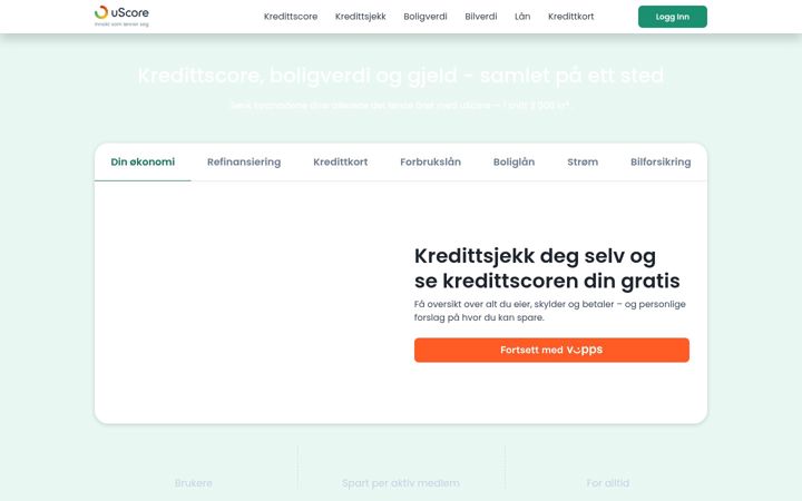 Screenshot stránky defero.no
