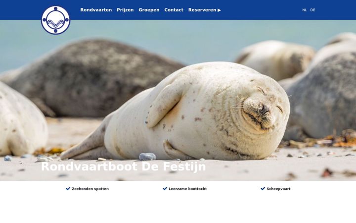 Screenshot stránky defestijn.nl