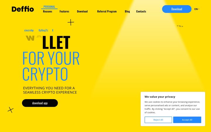 Screenshot of deffio.com