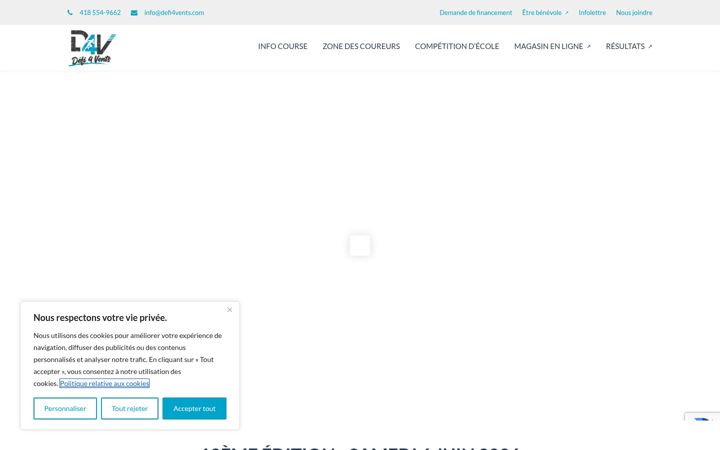 Screenshot of defi4vents.com