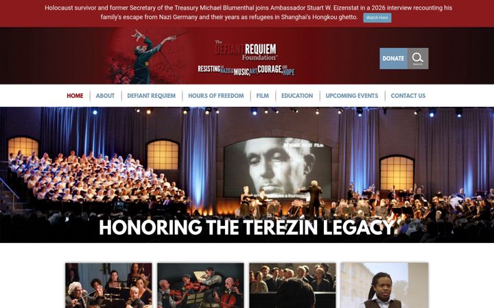 Screenshot of defiantrequiem.org