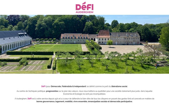 Screenshot of defiauderghem.be