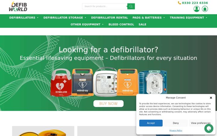 Screenshot of defibworld.org