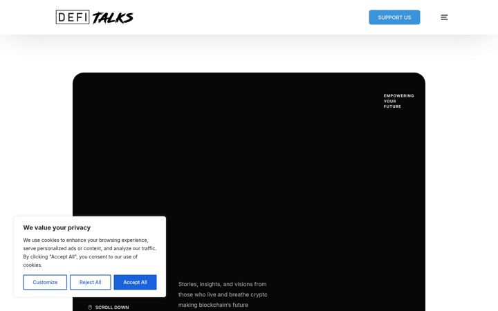 Screenshot of defidaily.finance