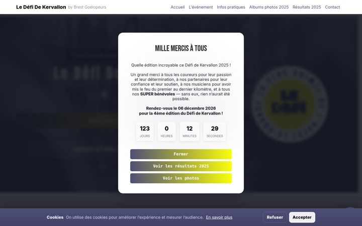 Screenshot of defidekervallon.com