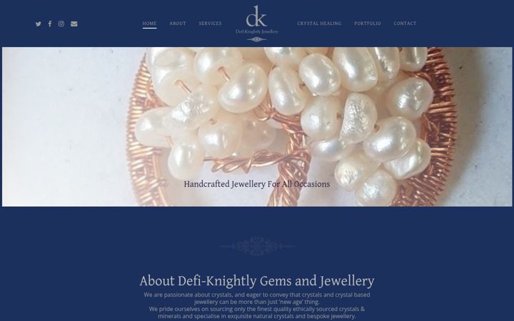 Screenshot of defiknightlyjewellery.co.uk