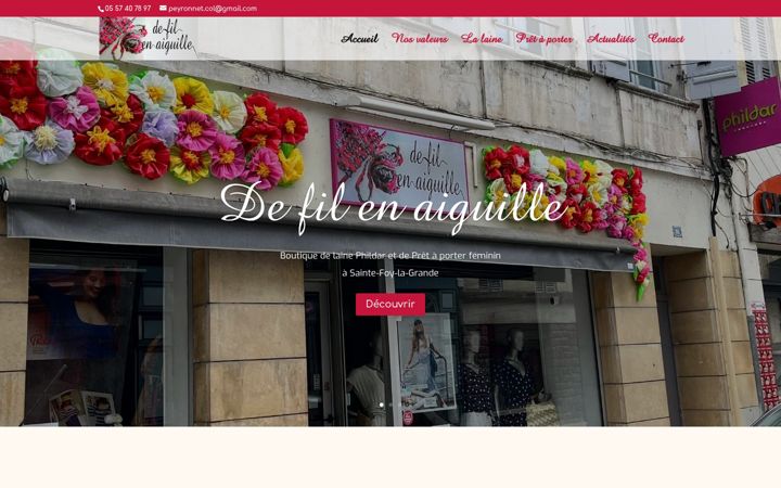 Ekraanipilt saidist defilenaiguillestefoylagrande.fr