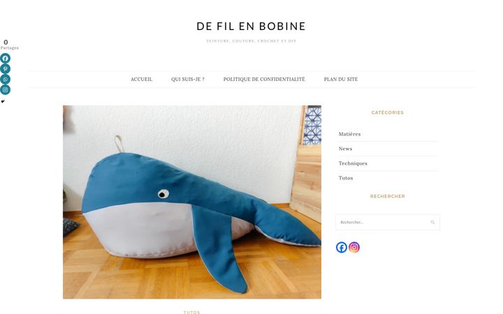 Screenshot of defilenbobine.com