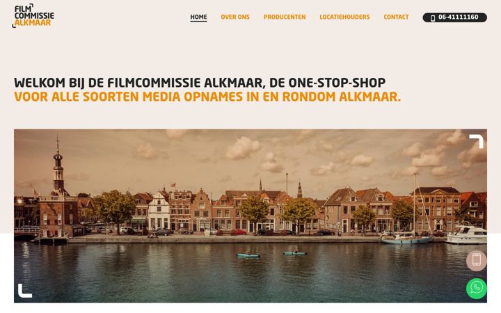 Screenshot stránky defilmcommissie.nl