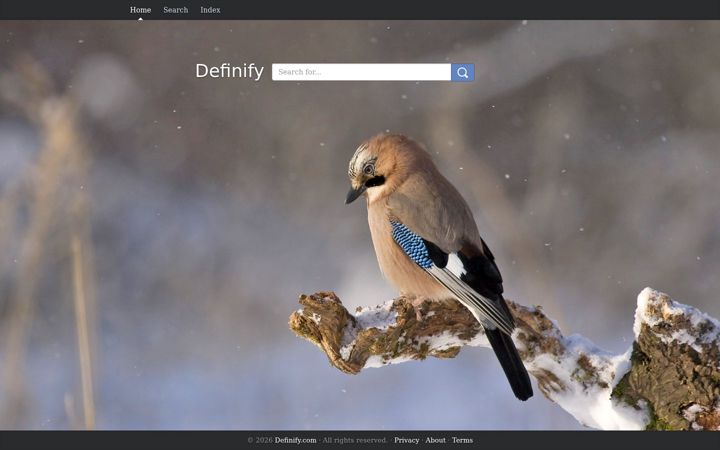 Screenshot of definify.com