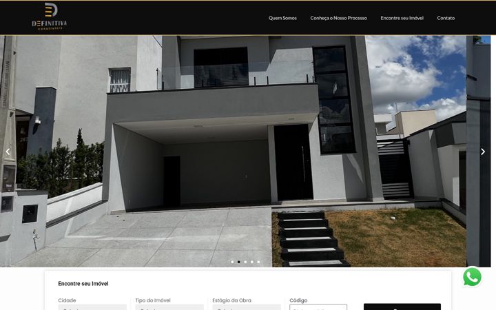 Екранна снимка на definitivaconstrutora.com.br