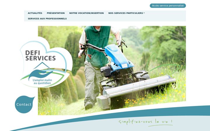Screenshot of defiservices.fr