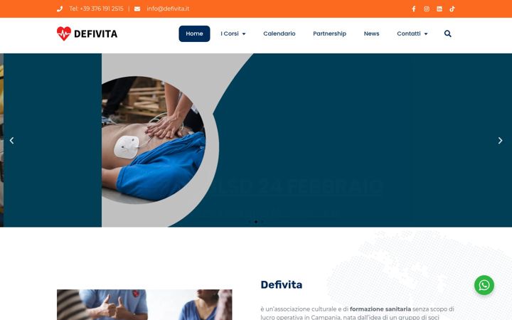 Screenshot of defivita.it