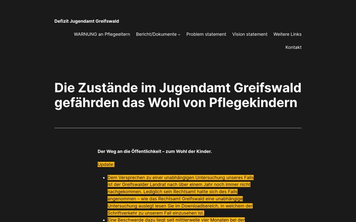 Screenshot of defizit-jugendamt.de