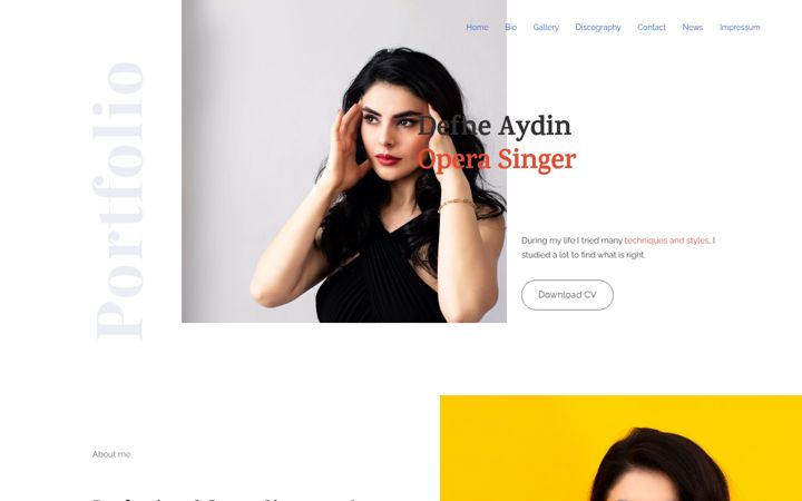 Screenshot of defne-aydin.com