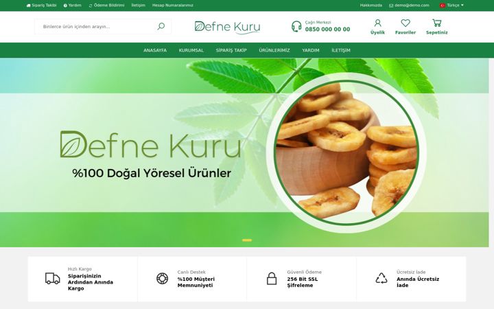 Snímek obrazovky defnekuru.com.tr