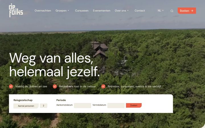 Screenshot stránky defolks.nl
