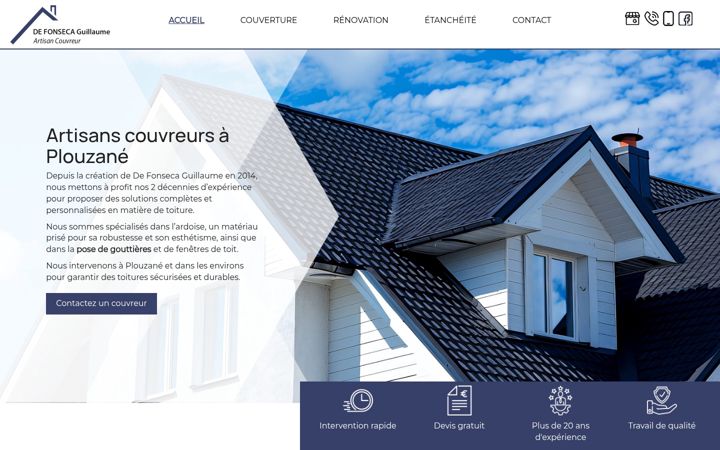 Screenshot of defonsecacouverture.fr