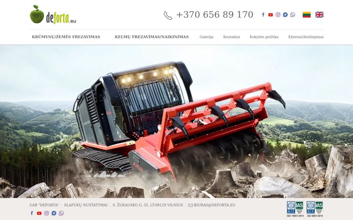 Screenshot of deforta.eu
