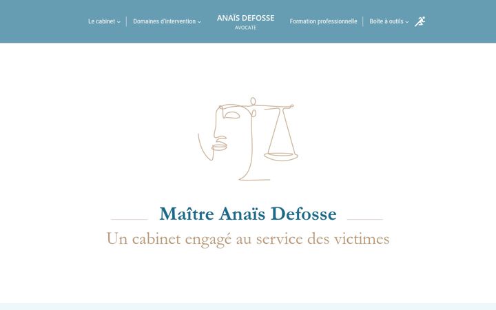 Screenshot of defosse-avocate.fr
