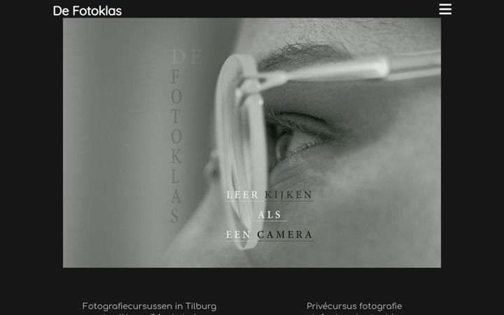 Screenshot stránky defotoklas.nl