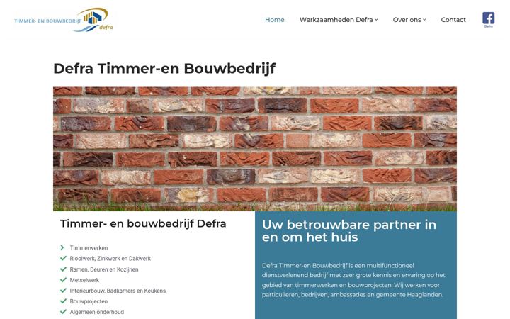 Screenshot stránky defra.nl