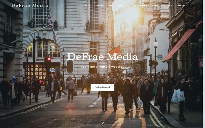 Screenshot of defraemedia.com