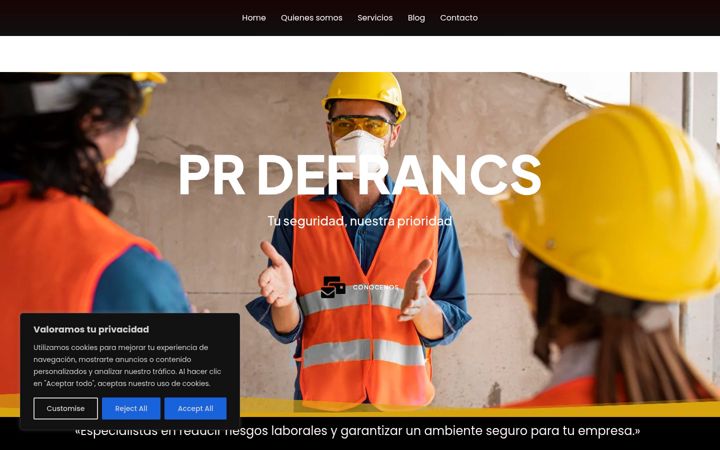 Screenshot of defrancs.com