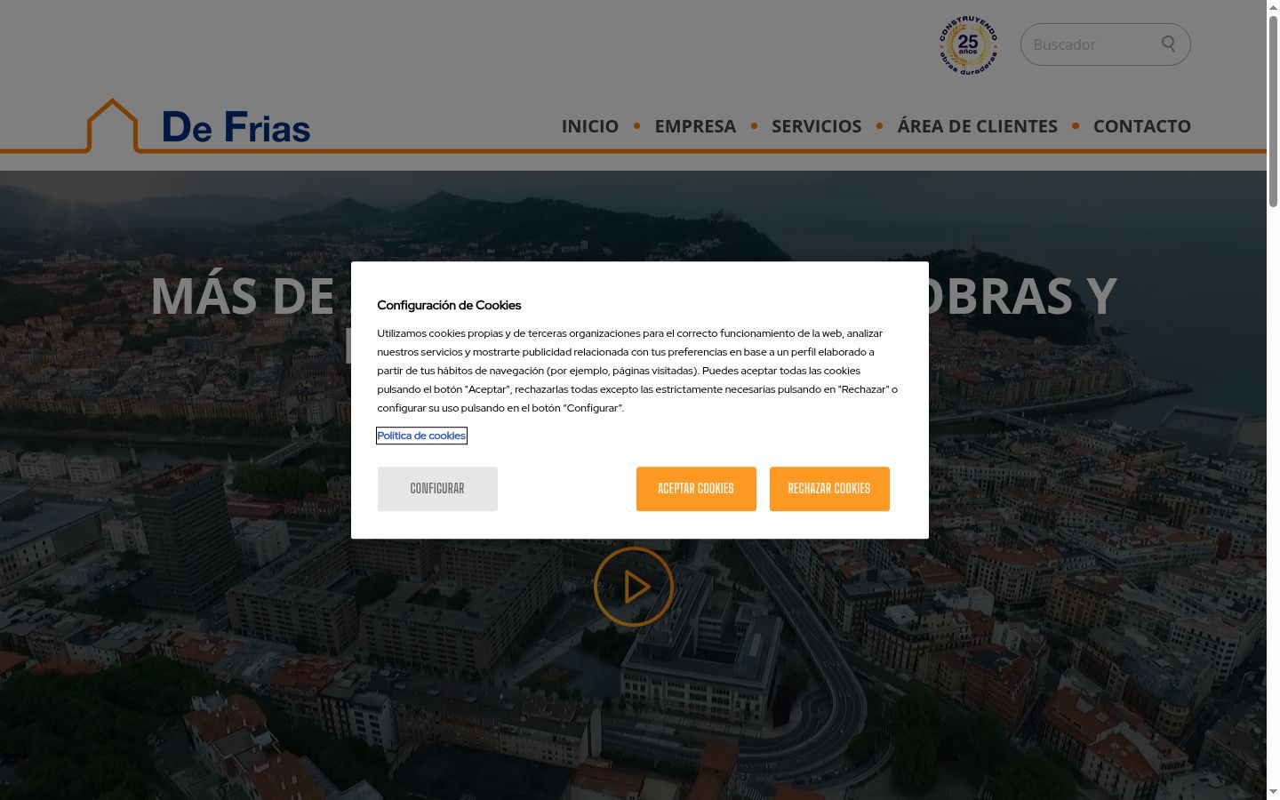 Screenshot tal-banner tal-kunsens muri qabel kwalunkwe interazzjoni
