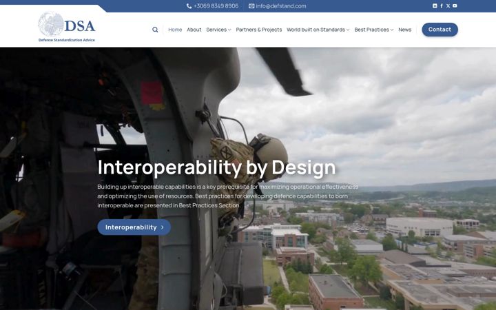 Screenshot of defstand.com