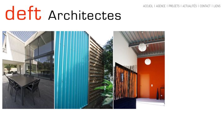 Screenshot of deft-architectes.com