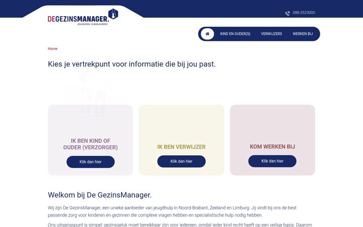 Skærmbillede af degezinsmanager.nl