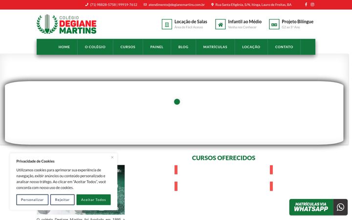 Екранна снимка на degianemartins.com.br
