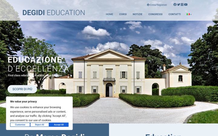 Screenshot von degidieducation.it
