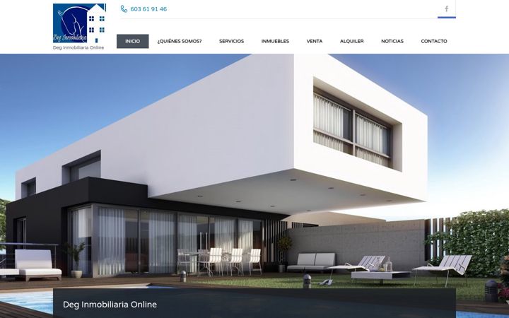 Screenshot of deginmobiliaria.com