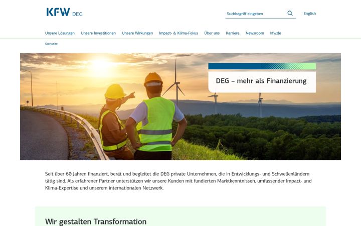 Screenshot of deginvest.de