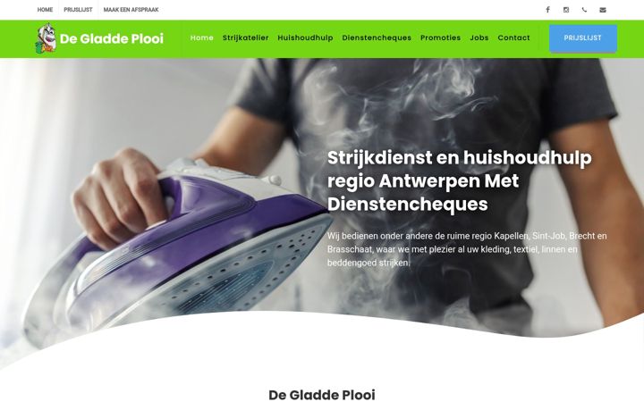 Screenshot of degladdeplooi.be