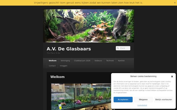 Zrzut ekranu deglasbaars.nl