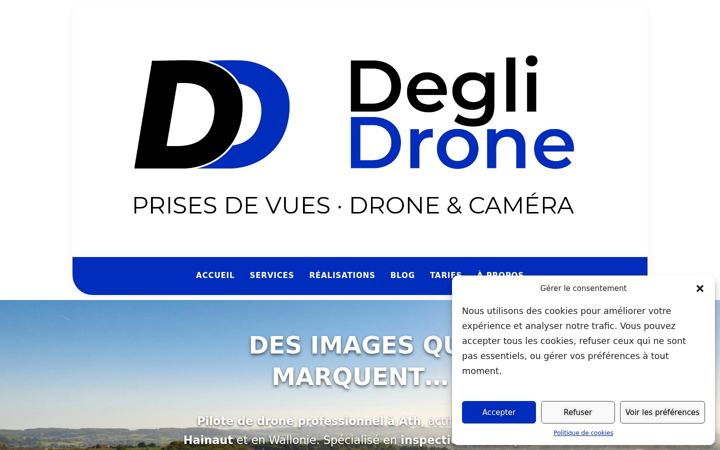 Screenshot of degli-drone.com