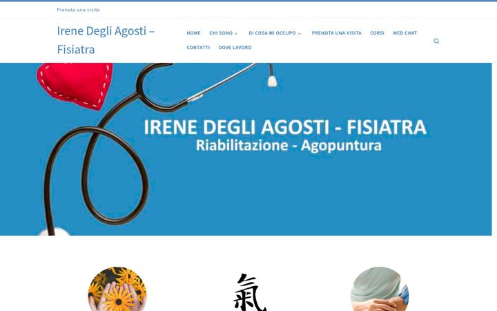 Screenshot von degliagostifisiatra.it