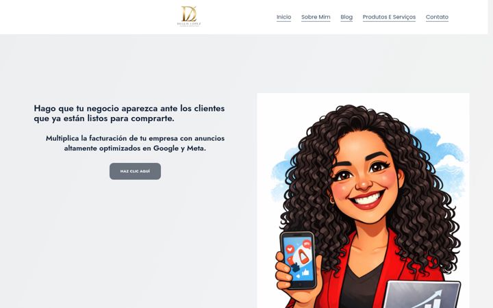 Screenshot of deglislopez.com
