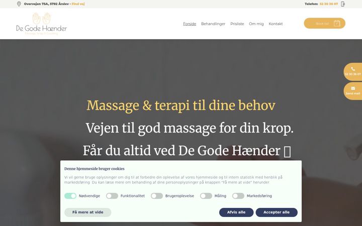 Screenshot of degodehaender.com
