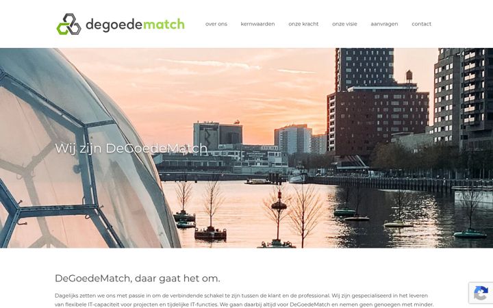Zrzut ekranu degoedematch.nl