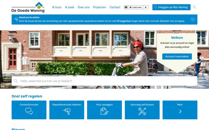 Zrzut ekranu degoedewoning.nl