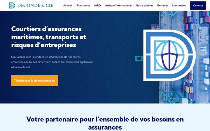Screenshot of degonde.com