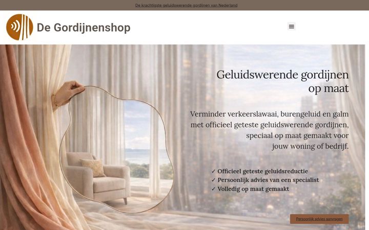 Screenshot von degordijnenshop.nl