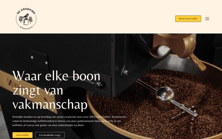 Screenshot of degoudvink.be