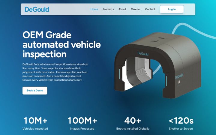 Screenshot of degould.com